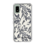 Slim Protection Case［ LAGUNAMOON - BotanicalJacquard - White×Black ］