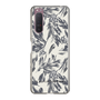 Slim Protection Case［ LAGUNAMOON - BotanicalJacquard - White×Black ］