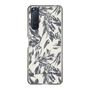 Slim Protection Case［ LAGUNAMOON - BotanicalJacquard - White×Black ］