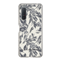 Slim Protection Case［ LAGUNAMOON - BotanicalJacquard - White×Black ］