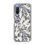 Slim Protection Case［ LAGUNAMOON - BotanicalJacquard - White×Black ］