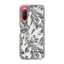 Slim Protection Case［ LAGUNAMOON - BotanicalJacquard - White×Black ］