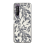 Slim Protection Case［ LAGUNAMOON - BotanicalJacquard - White×Black ］