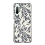 Slim Protection Case［ LAGUNAMOON - BotanicalJacquard - White×Black ］