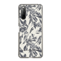 Slim Protection Case［ LAGUNAMOON - BotanicalJacquard - White×Black ］