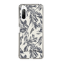 Slim Protection Case［ LAGUNAMOON - BotanicalJacquard - White×Black ］