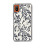 Slim Protection Case［ LAGUNAMOON - BotanicalJacquard - White×Black ］