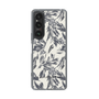 Slim Protection Case［ LAGUNAMOON - BotanicalJacquard - White×Black ］