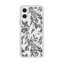 Slim Protection Case［ LAGUNAMOON - BotanicalJacquard - White×Black ］