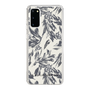 Slim Protection Case［ LAGUNAMOON - BotanicalJacquard - White×Black ］
