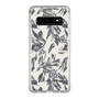 Slim Protection Case［ LAGUNAMOON - BotanicalJacquard - White×Black ］