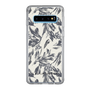 Slim Protection Case［ LAGUNAMOON - BotanicalJacquard - White×Black ］