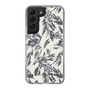 Slim Protection Case［ LAGUNAMOON - BotanicalJacquard - White×Black ］