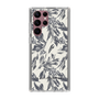Slim Protection Case［ LAGUNAMOON - BotanicalJacquard - White×Black ］