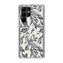Slim Protection Case［ LAGUNAMOON - BotanicalJacquard - White×Black ］