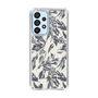 Slim Protection Case［ LAGUNAMOON - BotanicalJacquard - White×Black ］