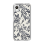 Slim Protection Case［ LAGUNAMOON - BotanicalJacquard - White×Black ］