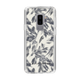 Slim Protection Case［ LAGUNAMOON - BotanicalJacquard - White×Black ］