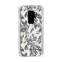 Slim Protection Case［ LAGUNAMOON - BotanicalJacquard - White×Black ］