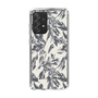 Slim Protection Case［ LAGUNAMOON - BotanicalJacquard - White×Black ］