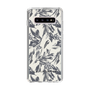Slim Protection Case［ LAGUNAMOON - BotanicalJacquard - White×Black ］