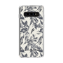 Slim Protection Case［ LAGUNAMOON - BotanicalJacquard - White×Black ］