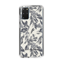 Slim Protection Case［ LAGUNAMOON - BotanicalJacquard - White×Black ］