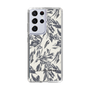 Slim Protection Case［ LAGUNAMOON - BotanicalJacquard - White×Black ］