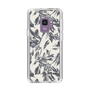 Slim Protection Case［ LAGUNAMOON - BotanicalJacquard - White×Black ］
