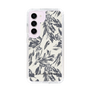 Slim Protection Case［ LAGUNAMOON - BotanicalJacquard - White×Black ］