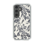 Slim Protection Case［ LAGUNAMOON - BotanicalJacquard - White×Black ］