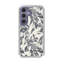 Slim Protection Case［ LAGUNAMOON - BotanicalJacquard - White×Black ］