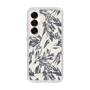 Slim Protection Case［ LAGUNAMOON - BotanicalJacquard - White×Black ］