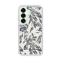 Slim Protection Case［ LAGUNAMOON - BotanicalJacquard - White×Black ］