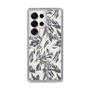 Slim Protection Case［ LAGUNAMOON - BotanicalJacquard - White×Black ］
