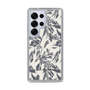 Slim Protection Case［ LAGUNAMOON - BotanicalJacquard - White×Black ］