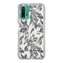 Slim Protection Case［ LAGUNAMOON - BotanicalJacquard - White×Black ］