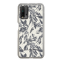 Slim Protection Case［ LAGUNAMOON - BotanicalJacquard - White×Black ］
