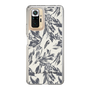 Slim Protection Case［ LAGUNAMOON - BotanicalJacquard - White×Black ］