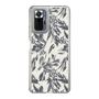 Slim Protection Case［ LAGUNAMOON - BotanicalJacquard - White×Black ］