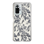 Slim Protection Case［ LAGUNAMOON - BotanicalJacquard - White×Black ］