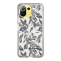 Slim Protection Case［ LAGUNAMOON - BotanicalJacquard - White×Black ］
