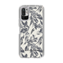 Slim Protection Case［ LAGUNAMOON - BotanicalJacquard - White×Black ］