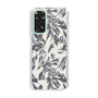 Slim Protection Case［ LAGUNAMOON - BotanicalJacquard - White×Black ］