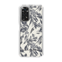 Slim Protection Case［ LAGUNAMOON - BotanicalJacquard - White×Black ］