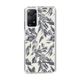 Slim Protection Case［ LAGUNAMOON - BotanicalJacquard - White×Black ］