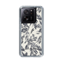 Slim Protection Case［ LAGUNAMOON - BotanicalJacquard - White×Black ］