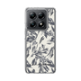 Slim Protection Case［ LAGUNAMOON - BotanicalJacquard - White×Black ］