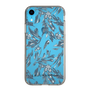 Slim Protection Case［ LAGUNAMOON - BotanicalJacquard - Clear×Black ］