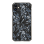 Slim Protection Case［ LAGUNAMOON - BotanicalJacquard - Clear×Black ］